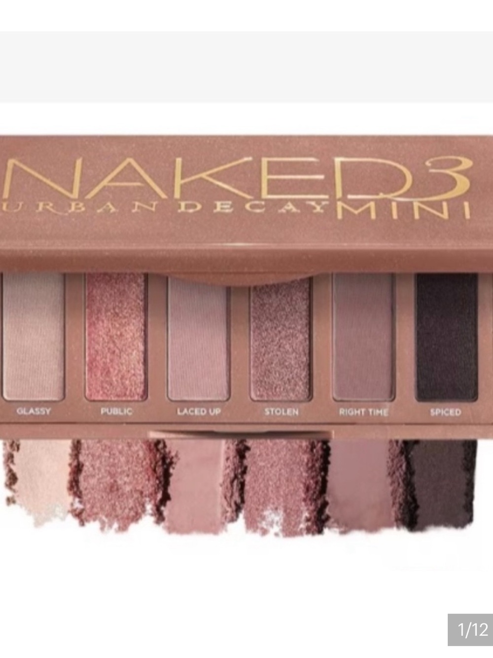Urban Decay Naked 3 Mini Soft Pink Eyeshadow New